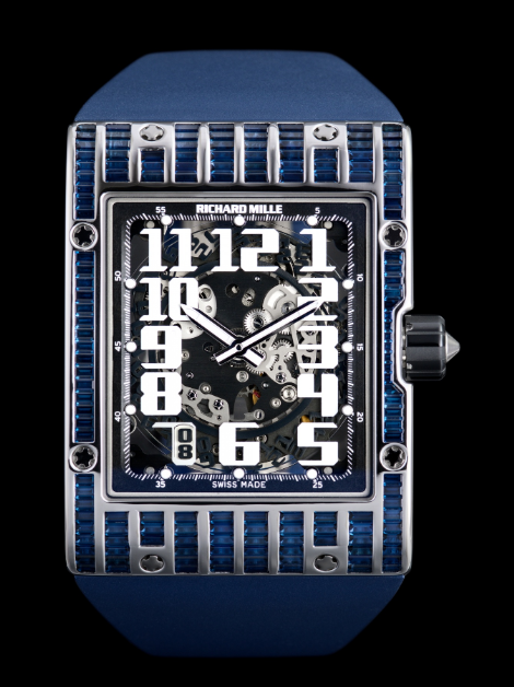 Richard Mille RM 016 Baguette Sapphire Set Replica Watch